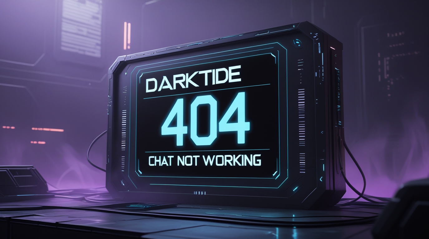 Darktide Chat Not Working Solution 2025